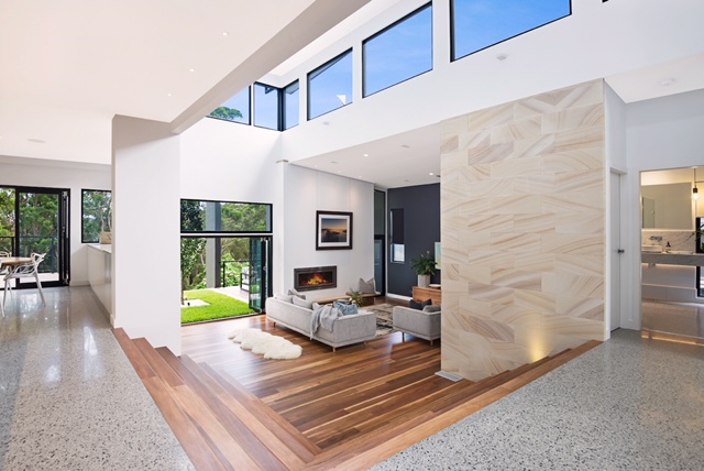 polished concrete floor