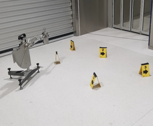 Slip testing terrazzo